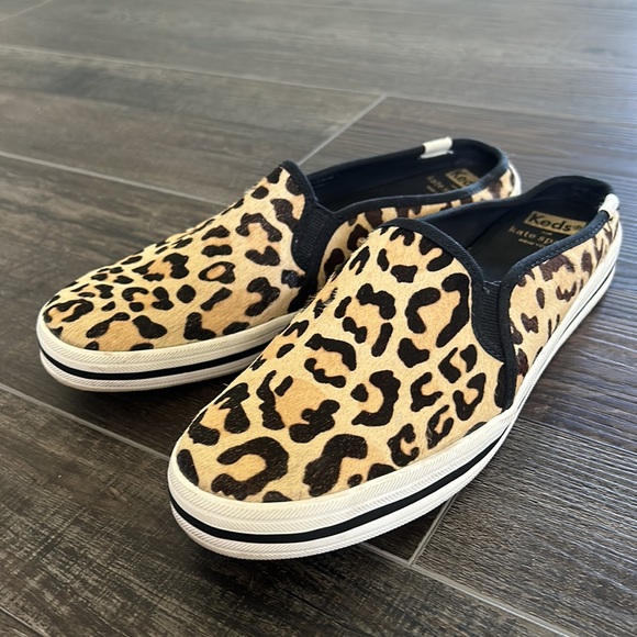 KEDS x KATE SPADE Double Decker Mule Leopard size 8.5 - Picture 2 of 8